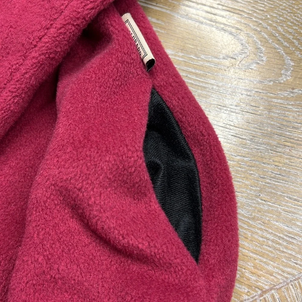 COLORADO TIMBERLINE Burgendy Kids Pelican Bay Naples Fleece Zip Up Jacket